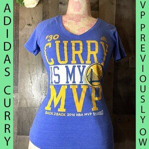 Everyday 3 for 25 PREVIOUSLY OWNED WOMENS ADIDAS CURRY SHORT SLEEVED TEE SMALL